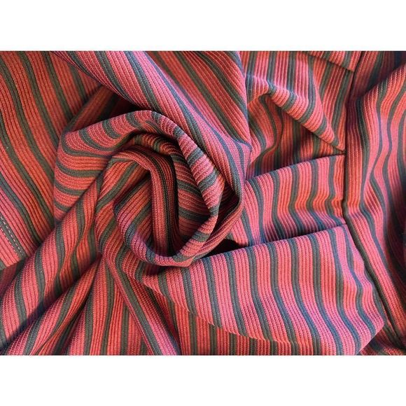 iz Byer Maroon and Black Stripes Mini Dress Size Size 1 - Picture 4 of 9